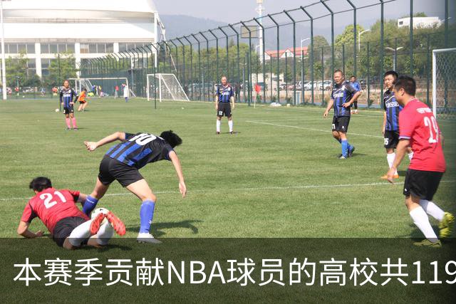 本赛季贡献NBA球员的高校共119所 杜克&肯塔基各贡献26人并列第一